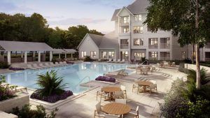 highland resort style salt water pool amenities