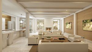 Large living room in Highland at Springhill apartment